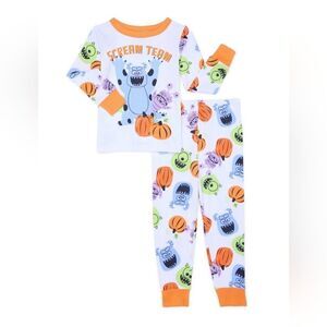 Monsters Inc. Sully, Mike and Boo Halloween Toddler Character Pajama Set, Sz 12m